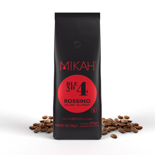 Caffè MIKAH - Rossino N.4 - 250gr Caffè Americano / Filtro - 7 Confezioni - I migliori prodotti Made in Italy da Fiera di Monza Shop - Solo 32€! Acquista subito su Fiera di Monza Shop!