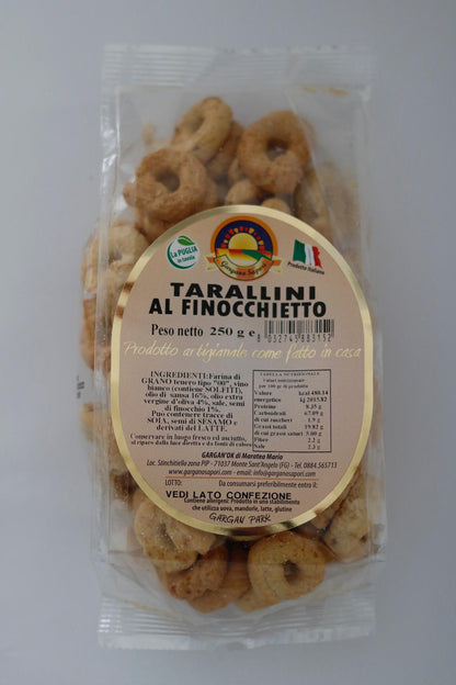 TARALLI SALATI 250 GR - 15 Pacchetti - I migliori prodotti Made in Italy da Fiera di Monza Shop - Solo 34€! Acquista subito su Fiera di Monza Shop!